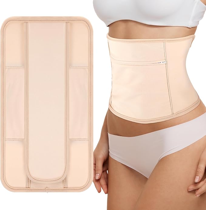Kifmurase Castor Oil Pack Compress Wrap for Liver Detox, Soft Cotton Organic Castor Oil Wrap for Stomach, Reusable and Mess-Free, Improve Sleep and Digestion(Castor Oil Not Included)