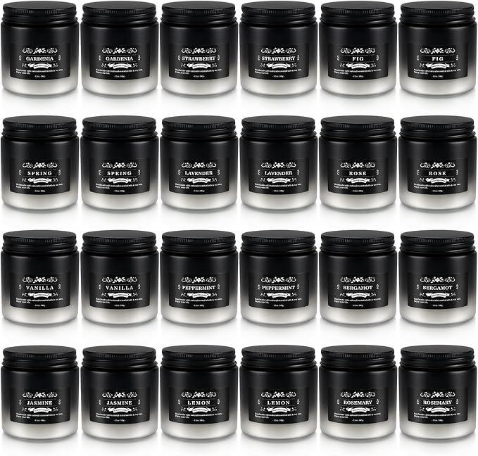 YOROXRG 24 Pack Scented Candles with Added Natural Essential Oils, 3.5oz, Suitable for Various Festivals, Parties, Yoga, and Home Scened