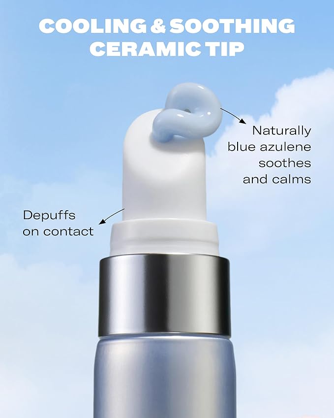 Then I Met You Snail Mucin Eye Cream, Korean Skincare for Dark Circles, Puffy Eyes, Fine Lines & Dehydrated Skin, Firming, Brightening and Plumping Treatment with Volufiline* & Caffeine, 0.51 oz
