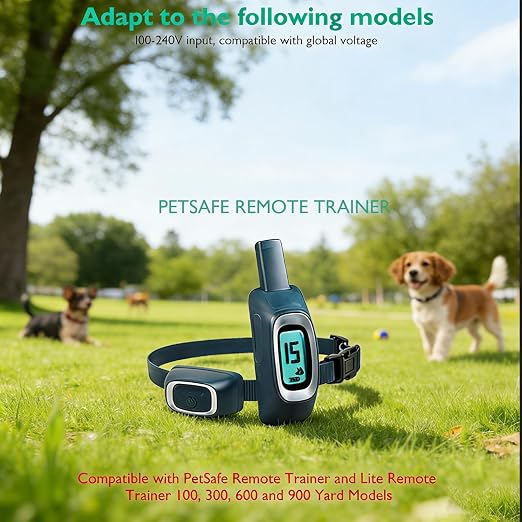 Lnauy for Petsafe Collar Charger Replacement, Power Cable Compatible with PetSafe Remote Trainer and Lite Remote Trainer 100/300/600 and 900 Yard Models USB Adaptor Cord