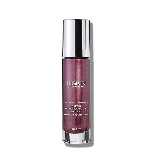 111SKIN Repair Day Cream Light NAC Y2, Reinforces Skin Barrier, Fights Free Radicals, Combats Early Signs of Aging, 1.69 fl oz