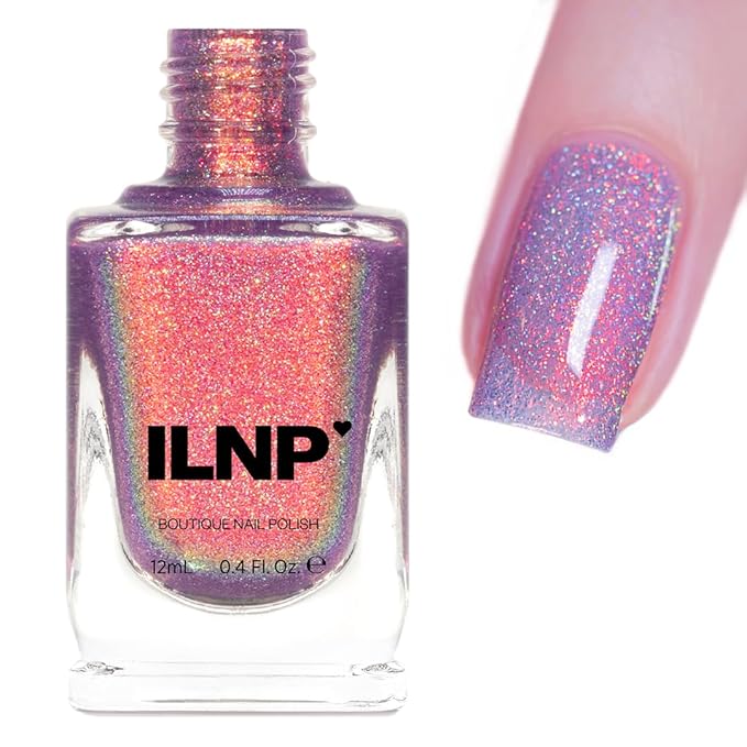 ILNP Fairy Dust - Magical Violet Holographic Jelly Nail Polish