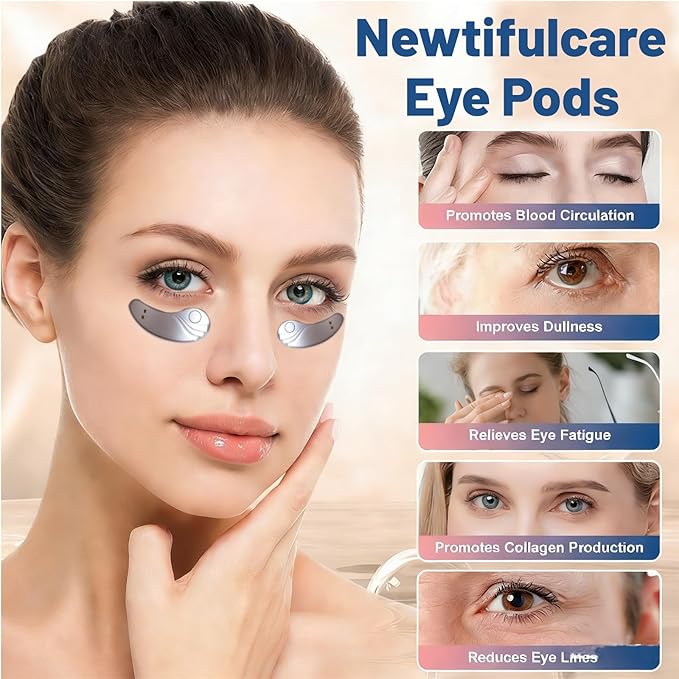 Eye Pods for Under Eyes Bags, Eyes Lift Instant Cream, Red Light Therapy Eyes Pads Patches for Dark (1 PC Eye Pods)
