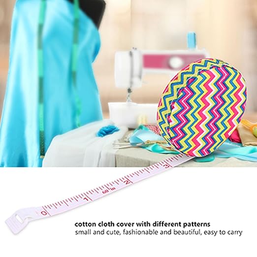 Haofy 150cm 60in Retractable Tape Measure for Body Fitness Measuring Chest Waist Hip Thigh Arm Shank Suitable for Adults Children Workout Tracking (No. 1 Water Ripple)