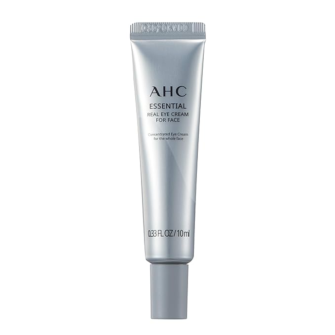 AHC Aesthetic Hydration Cosmetics Facial Moisturizer Essential Eye Cream for Face AntiAging Hydrating Korean Skincare OZ, 0.33 Ounce