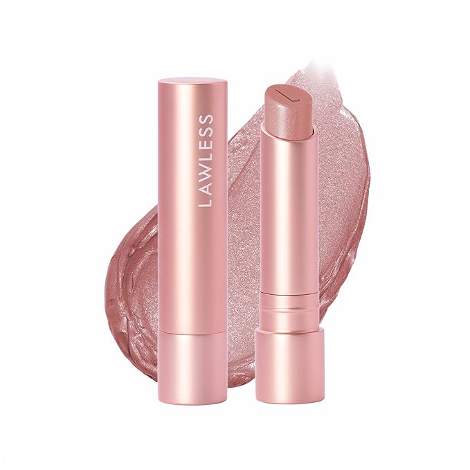Lawless Forget the Filler Lip Plumping Line Smoothing Tinted Balm - Sweetie - Premium Tinted Lip Balm with Natural Ingredients to Plump and Smooth Lips for a Firmer, Fuller Look - 0.09 oz