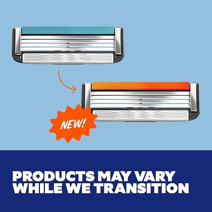 Dollar Shave Club | 4 Blade Razor Refills (12 Pack) | Swift Rinse Blades for Longer and Thicker Hair
