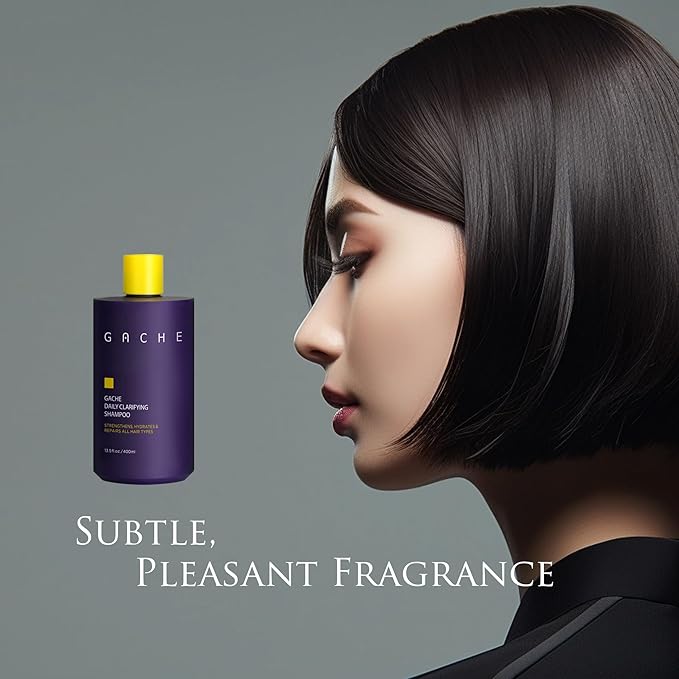 Gache KBeauty Shampoo | Hydrates, Repairs, Strengthens All Hair Types | Lightweight, Clarifying Shampoo for Daily Use | No Sulfates, Parabens, or Phthalates, 13.5 fl oz (400ml)
