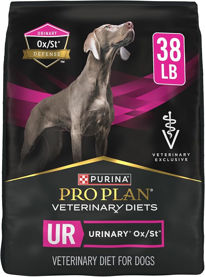 Pro Plan Veterinary Diets Purina UR Urinary Ox/St Canine Formula Dog Food Dry Kibble - 38 lb. Bag
