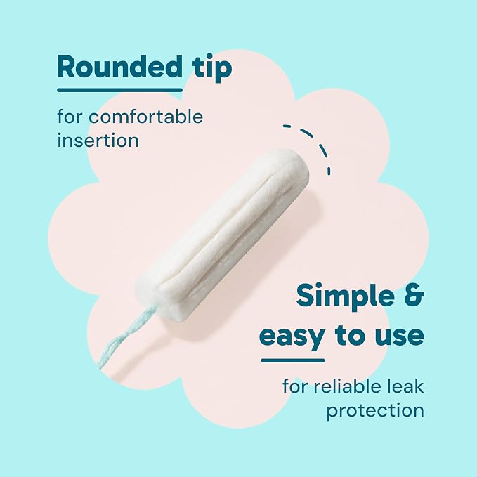 o.b. Tampons No Applicator, Fragrance-Free - 40ct | Applicator-Free Tampons Ultra, Feminine Care, ob Tampon Ultra, Period Products