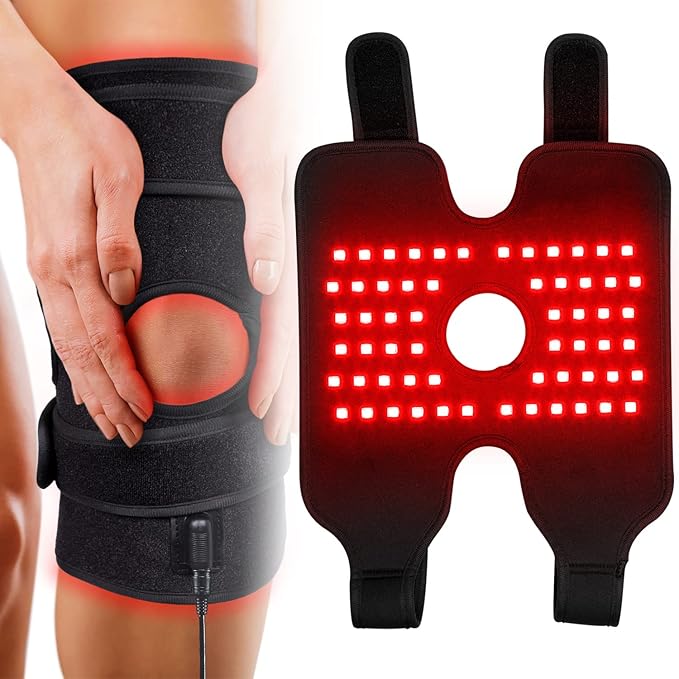 Near Infrared Red Light Therapy Warp Devices for Knee Joint Pain Relief LED 880NM Wearable Elbow Light Therapy Pads Home Use FDA Cleared Device