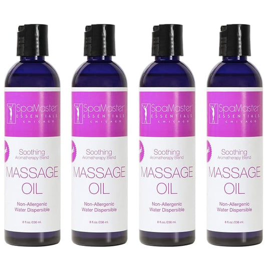 Master Massage Soothing Aromatherapy Oil Blends 8ozper Bottle (4count), 1count