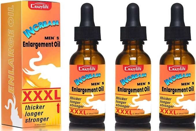 Massage Oil for Men, Male Enlarger Oil Growth Oil Fast Big Thick Long by CrazyLife for Men Enlargement 10ML by Tonisabery (3)