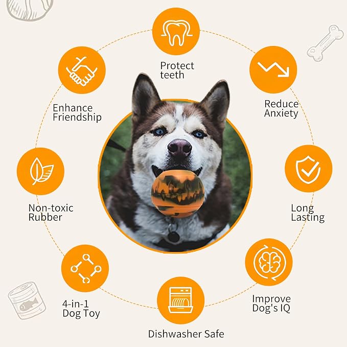 Dog Toys for Medium Dogs, Refillable Frozen Treat Dispenser, Chew Toys