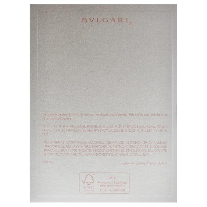 Bvlgari Omnia Crystalline by Bvlgari for Women - 3.4 oz EDT Spray