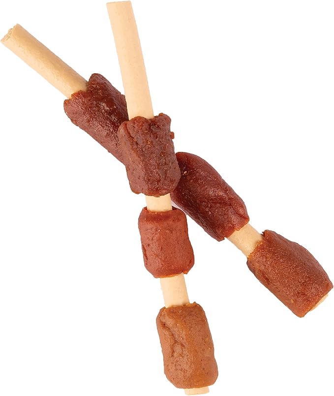 DreamBone Kabobz Rawhide-Free Dog Treats with Real Protein, 28 Count | Daily Chew, Digests Safely and Completely, Made With Real Chicken, Duck, Pork and Veggies, For Adult Dogs