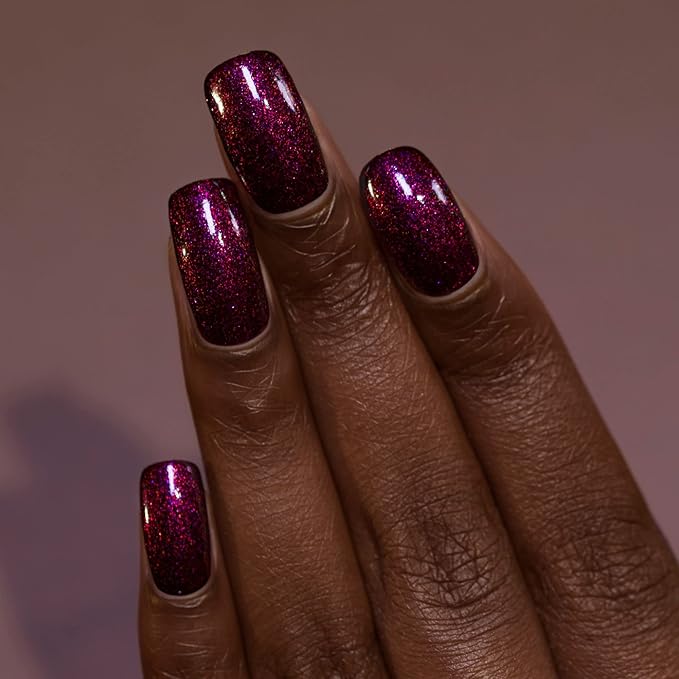 ILNP Dakota - Blackened Berry Shimmer Nail Polish