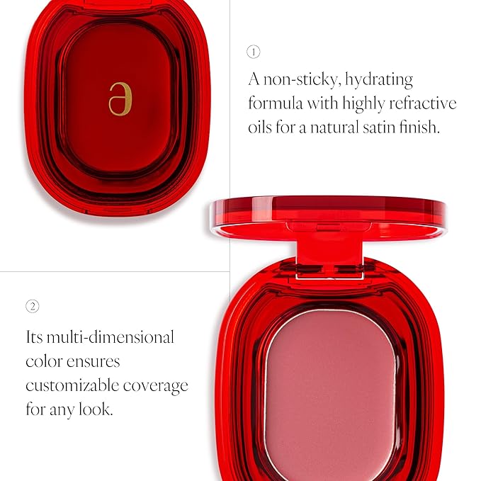 PLAT LIPS 907 COCO HAZE, Lip & Cheek, Lightweight, Naturally Dewy+ Glowy Finish, Blendable & Buildable Formula (1.2g, 0.003 oz.)