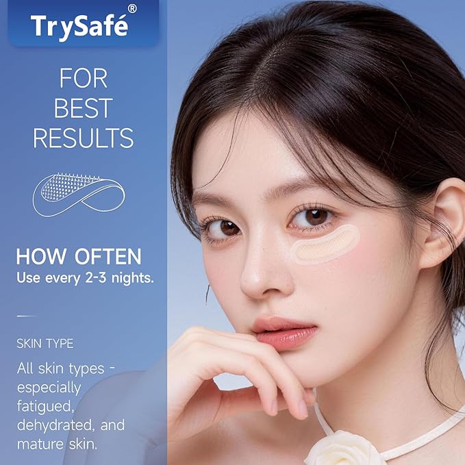 4 pairs PDRN & Calcium Micro Eye Patches, Under Eye Patches for Puffy eyes, Dark Circles & Wrinkle | Hyaluronic Acid, Kojic Acid, Collagen, Peptides, Vitamin C, Niacinamide - Korean Popular Eye Care