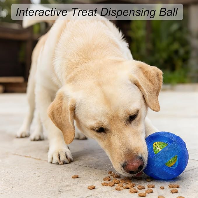 Indestructible Dog Balls 3.5 Inch Tough Chew Toys for Aggressive Chewers