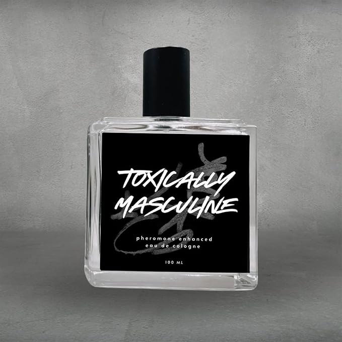 Toxically Masculine - Pheromone Infused Eau de Cologne (100 ml) Long Lasting Fragrance Bold Scent colognes men