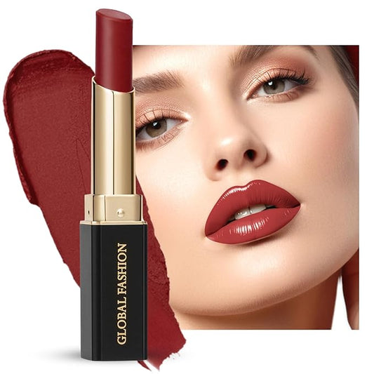 Global Fashion Silk Smooth Matte Lipstick – Long-Lasting, Luxurious Color, Rich Hydration, Lightweight Formula, Lightweight Matte Lip Color for Women, Available in Multiple Shades (103, 0.12 oz)
