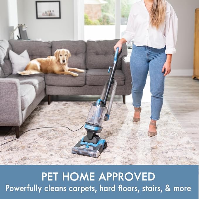 Kenmore Lightweight Bagless Upright Vacuum Cleaner | 4 Height Adjustment, Pet HandiMate Tool and 2 Cleaning Tools for Carpet, Hard Floor and Pet Hair - DU1040