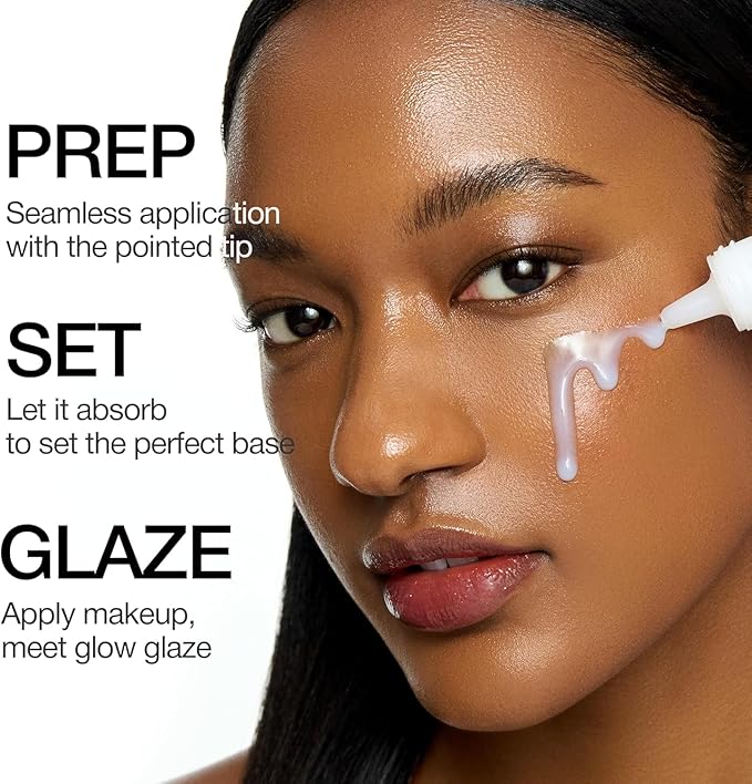 CLIO Glazing Milky Essence for Sensitive Skin, Rice PDRN for Boosting Radiant Glass Skin, Lightweight Hydrating Skin Prep for Makeup, Repairing Skin Barrier with Ceramide, Korean Skincare, 4.05 Fl Oz