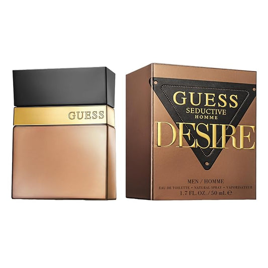 GUESS Seductive Desire For Men/Homme Eau De Toilette Cologne and Fragrance Spray For Men, 1.7 Fl. Oz.