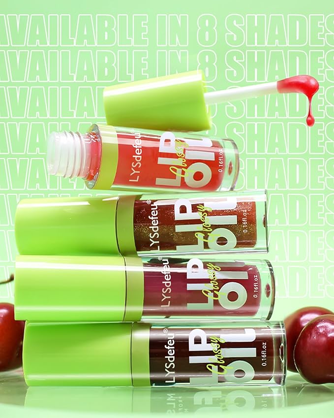 Hydrating Lip Glow Oil-Tinted Lip Oil Lipgloss,Pink Lip Gloss Lipstain Glossy Lip Glaze,Clear Pink Lip Tint Stain,Long Lasting Glow Reviver Lip Care Oil,Christmas Makeup Gift for Women-02