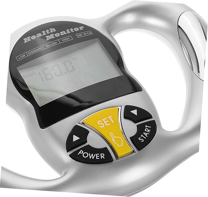 Digital Fat Caliper Measuring Tool High Accuracy Portable Analyzer with LCD Screen Multifunctional BMI Health Monitor for Precise Fat Percentage and Composition Analysis