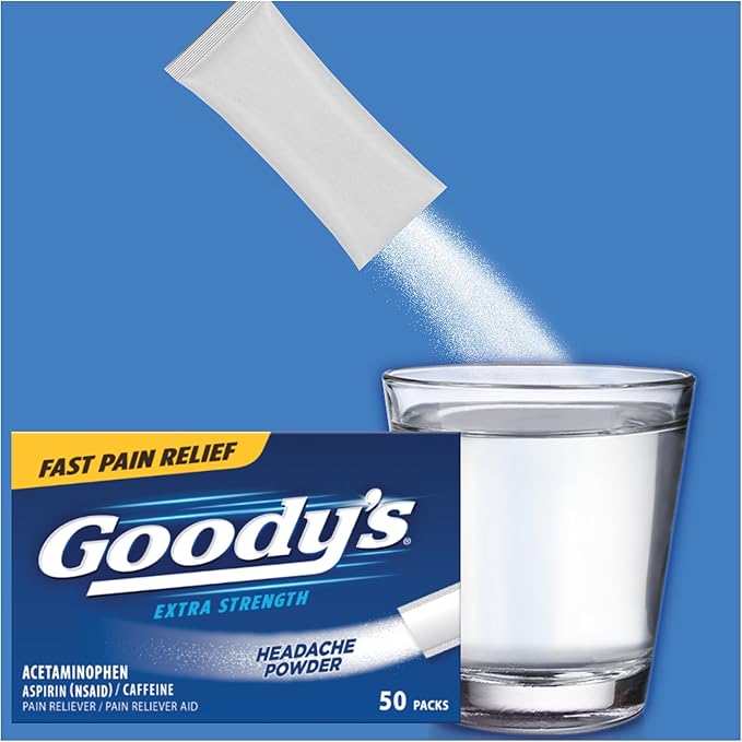 Goody's Extra Strength Headache Powders 50 ea (Pack of 6)