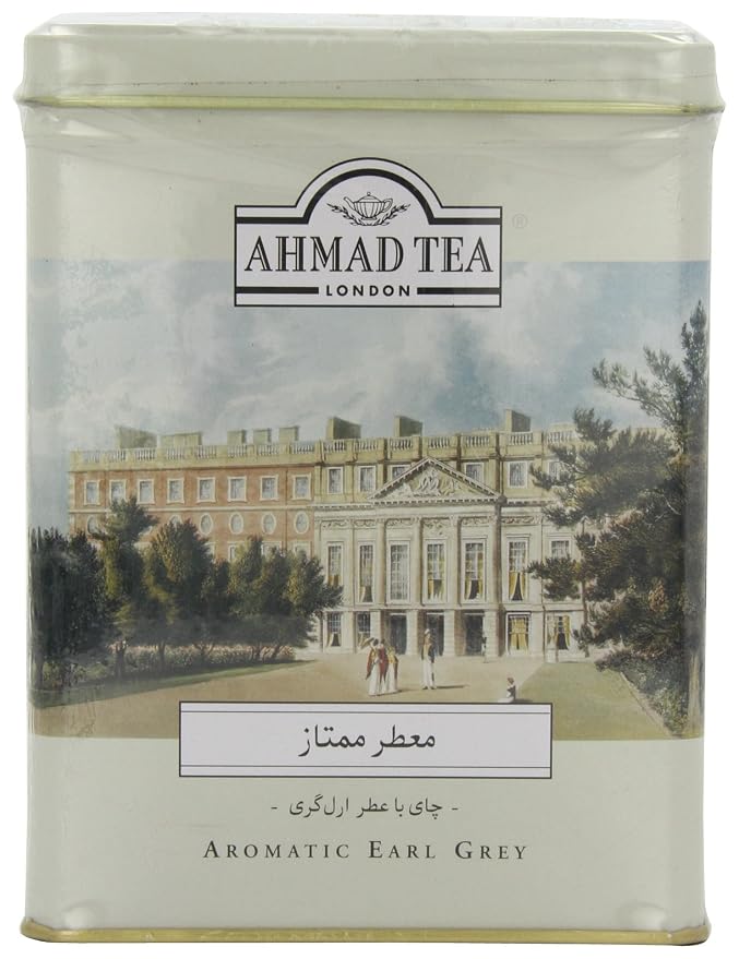 Ahmad Tea Aromatic Earl Grey, 17.6-Ounce Tins (Pack of 3)