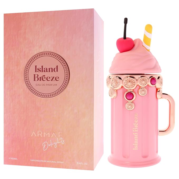 Armaf Island Breeze – Fruity, Floral, Musky – Eau de Parfum Spray Long-Lasting Fragrance for Women, 3.4 Ounce / 100 ml