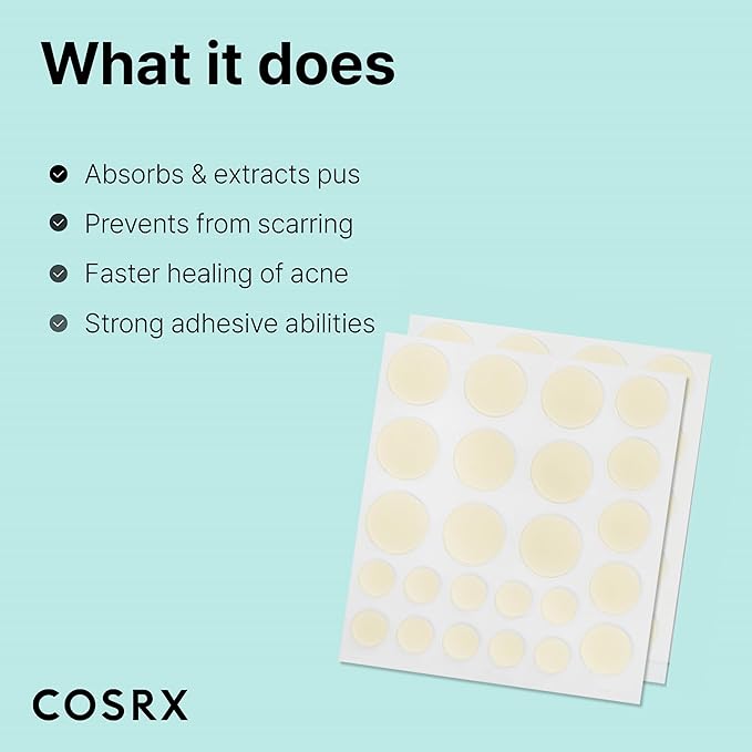 COSRX Acne and Anti-Aging Treatment Set - Acne Pimple Patch 2 Pack (48 Counts) + Retinol 0.1 Cream, Acne Treatment and Intensive Hydrating for Fine lines
