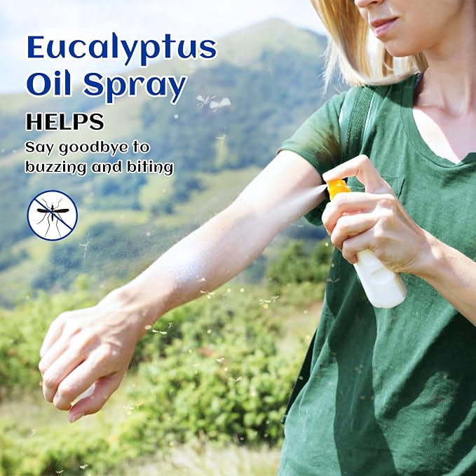 HIQILI 100ML Eucalyptus Essential Oil for Spray, Diffuser & Skin - 3.38 Fl Oz
