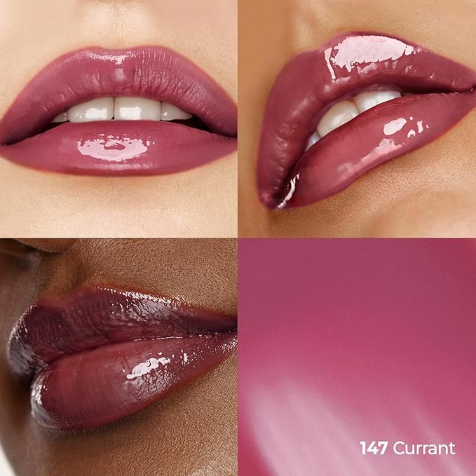Laka Fruity Glam Tint, 4.5g/0.15oz, Glowing Lip Stain with Wide Color Spectrum, Hydrating & Lightweight Texture, Buildable Color, Non-Sticky, Vegan, K-Beauty (#147 Currant)
