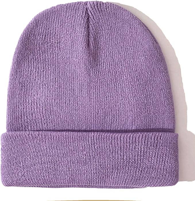 ZOORON Beanie for Women Men Ski Watch Cap Cuffed Plain Skull Knit Hat Soft Fisherman Winter Hat