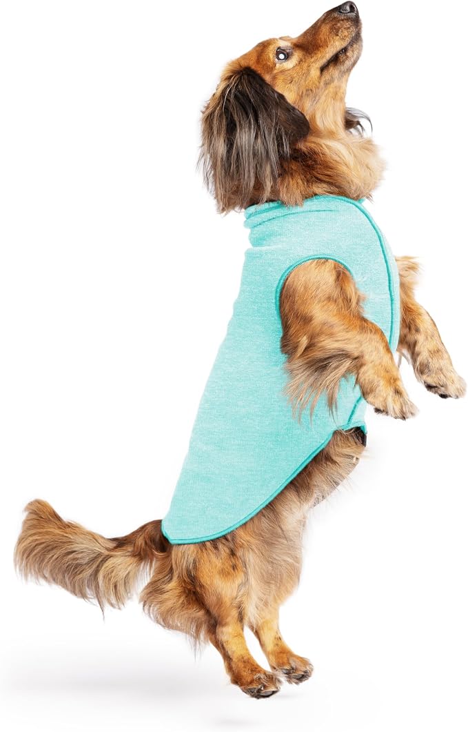 Goldpaw Dog Sun Shirt with UV Protection - Lightweight, Cooling Sun Protection Clothing for Dogs - Reduce Heat Absorption - Pet Clothes Made in the USA - Machine Washable - Size 12 - Baja Beach