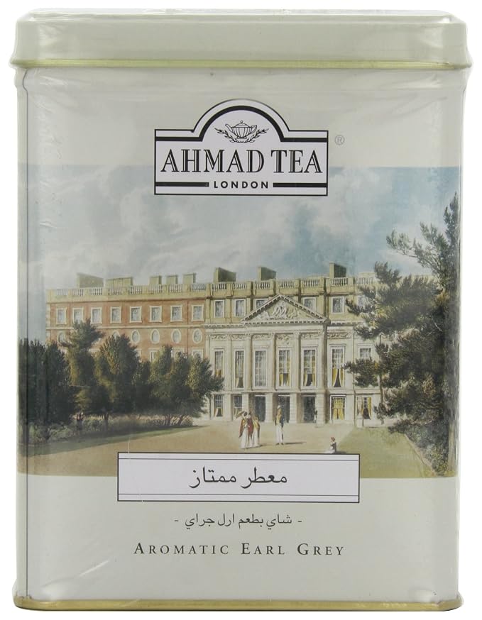 Ahmad Tea Aromatic Earl Grey, 17.6-Ounce Tins (Pack of 3)