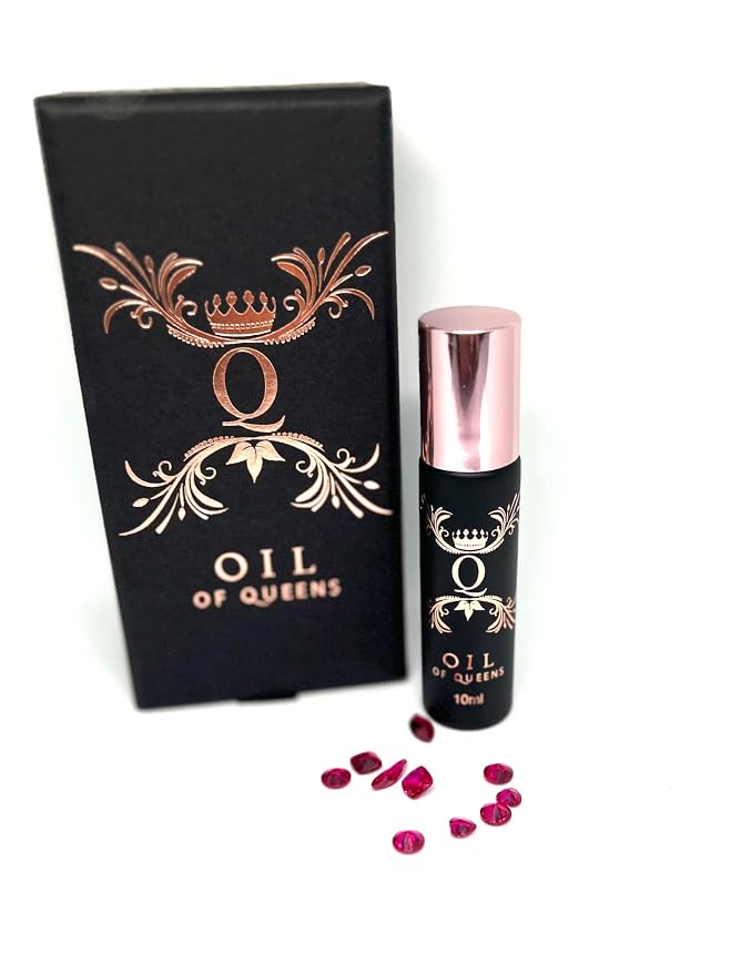 Rose Oil Essential Oil Roll On - Handmade Organic Rose Garden Blend, Peace and Calming Aromatherapy Oils for Face, Skin Care, Stress Relief, Relaxation Gifts for Women 10ml