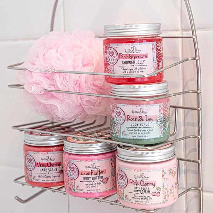 Bella & Bear Mystery Box – Over $80 Value incl. Full‑ & Travel‑Size Bath, Body & Skincare • Surprise Beauty Kit • Vegan & Cruelty‑Free Gift for Women