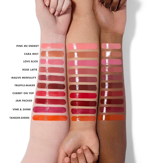 e.l.f. Glow Reviver Slipstick, Tinted Lip Oil Stick, Non-Sticky & Hydrating For A Soft-Shine Finish, Vegan & Cruelty-Free, Tanger-sheen