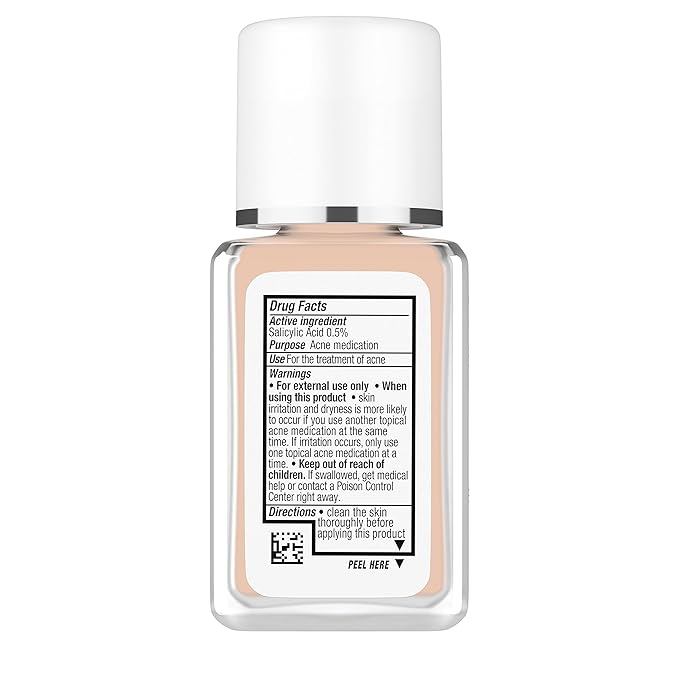Neutrogena SkinClearing Oil-Free Makeup, Soft Beige 50, 1 Fl. Oz (Pack of 1)