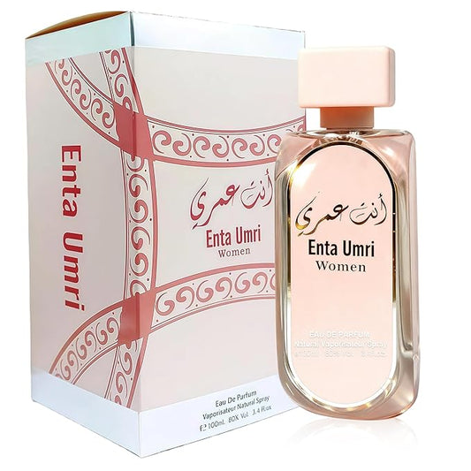 A CENTER Enter Umri Perfume for Women with Grapefruit,Peach, Cedarwood,Musk,&Amber Scent Long Lasting Fragrance Eau de Parfum 3.4 FL OZ