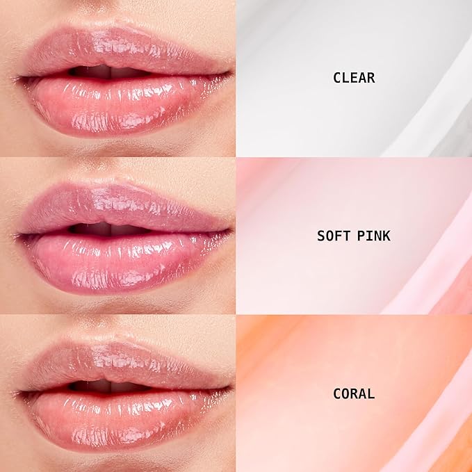 Ruby Kisses Lip Oil Booster, Hydrating Lip Gloss with Nourishing Natural Oil Blend, Jumbo Wand for Easy Application, Non-Sticky Formula (Rosewood)