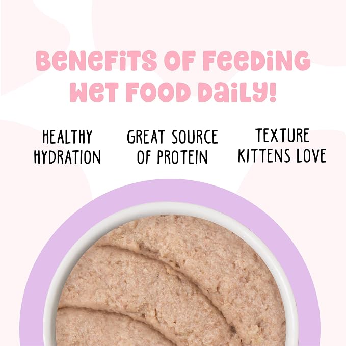 Weruva B.F.F. Kitten Food, Cute to Boot with Chicken in a Hydrating Puree, 2.8oz Can (Pack of 12)
