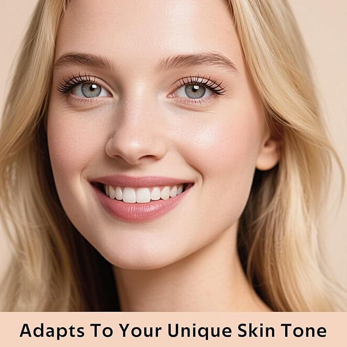 KIMUSE Color Changing Foundation, 4 In 1 Smart Shade Skin Tone Foundation Makeup, Waterproof & Long Wear with Glycerin & Sodium Hyaluronate Tinted Moisturizer Face Makeup For All Skin Tones