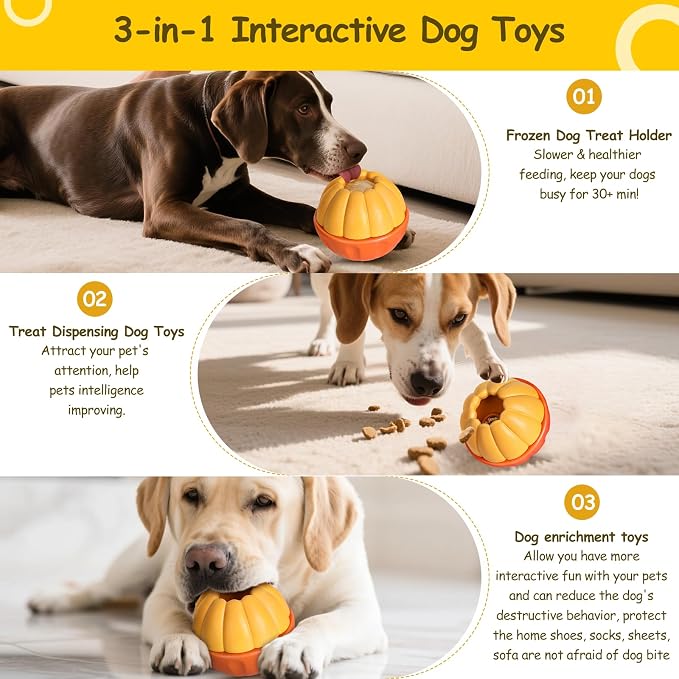 Interactive Dog Toys for Boredom,Dog Frozen Treat Toy Keep Them Busy