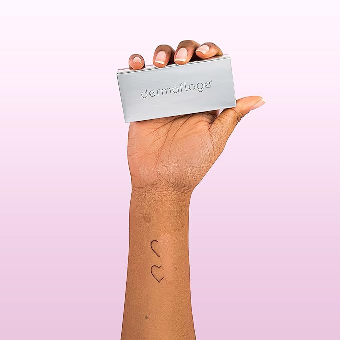 Dermaflage Tattoo Cover Up Makeup (Light Tan) - Bruise Full Coverage Concealer - Full Coverage Waterproof Concealer for Bruise,Scar & Acne - Smudge Proof Body Makeup Palette with 3Pro SFX Shades+Brush